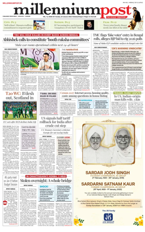 Cover of Millennium Post (Kolkata)
