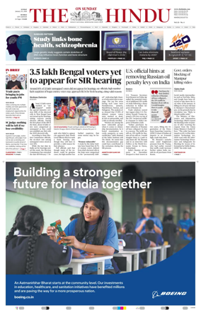 Cover of The Hindu (Mumbai)