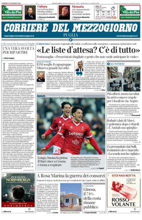 Cover of Corriere del Mezzogiorno (Puglia)