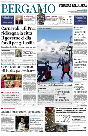 Cover of Corriere della Sera (Bergamo)