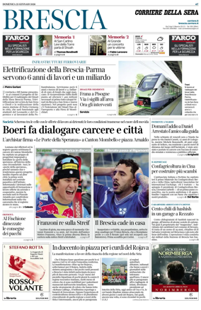 Cover of Corriere della Sera (Brescia)