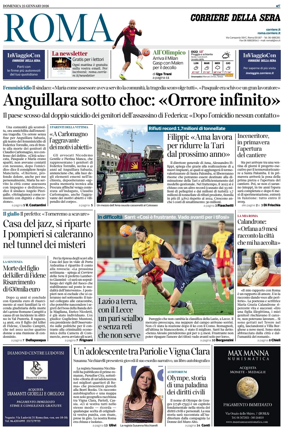Cover of Corriere della Sera (Roma)