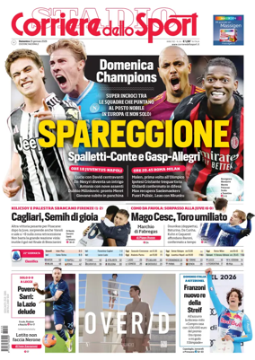 Cover of Corriere dello Sport