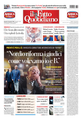 Cover of Il Fatto Quotidiano