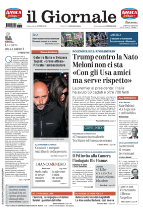 Cover of Il Giornale (Italy)