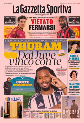 Cover of La Gazzetta dello Sport - Napoli