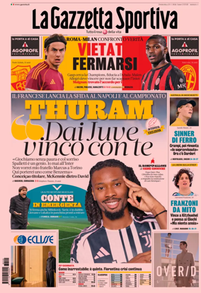 Cover of La Gazzetta dello Sport