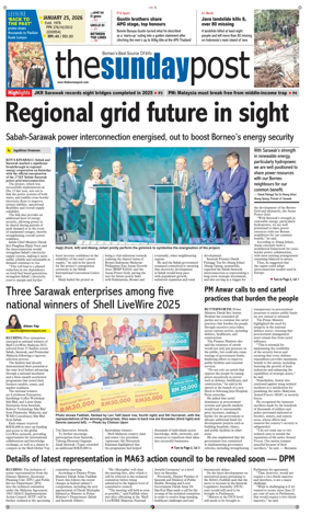 Cover of The Borneo Post (Sarawak)