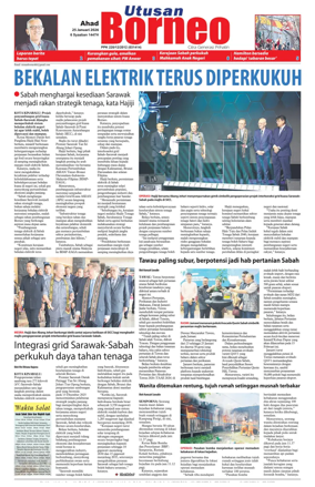 Cover of Utusan Borneo (Sabah)