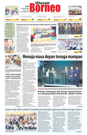 Cover of Utusan Borneo (Sarawak)