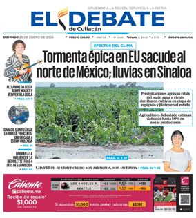 Cover of El Debate de Culiacan