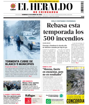 Cover of El Heraldo de Chihuahua
