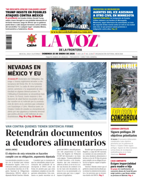 Cover of La Voz de la Frontera