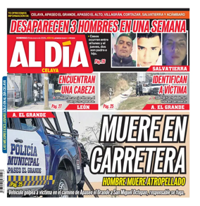 Cover of Periodico Al Dia (Celaya)