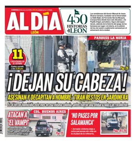 Cover of Periodico Al Dia (Leon)