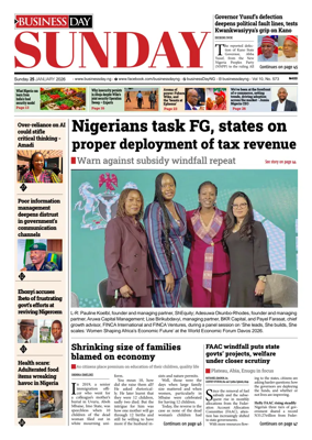 Cover of Business Day (Nigeria)