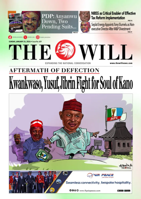 Cover of THEWILL NEWSPAPER