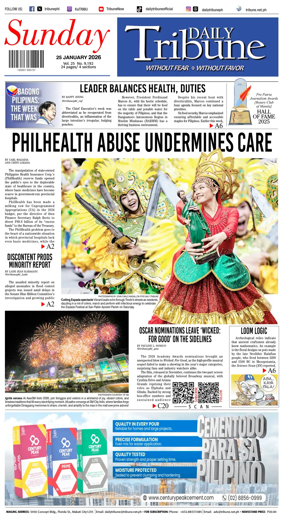 Cover of Daily Tribune (Philippines)