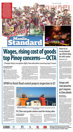 Cover of Manila Standard