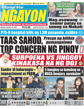 Cover of Pilipino Star Ngayon