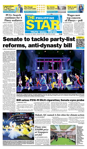 Cover of The Philippine Star