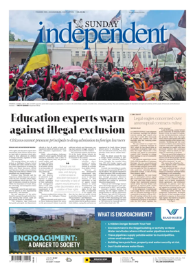 Cover of The Sunday Independent