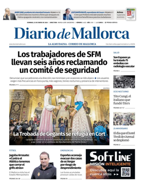 Cover of Diario de Mallorca