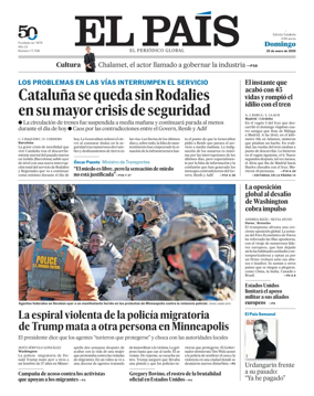 Cover of EL PAIS Catalunya
