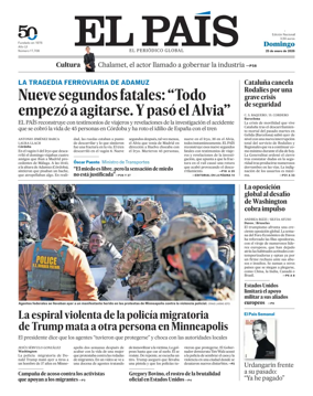 Cover of El Pais (Galicia)