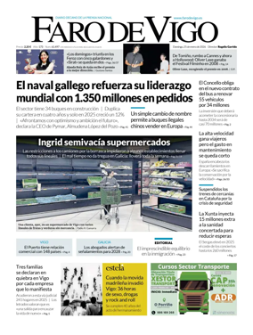 Cover of Faro de Vigo