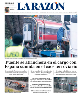 Cover of La Razon (Cataluna)