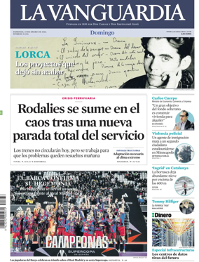 Cover of La Vanguardia (1st Edition)
