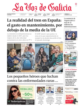 Cover of La Voz de Galicia (Barbanza)