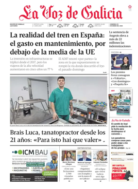 Cover of La Voz de Galicia (Carballo)