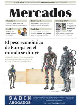 Cover of La Voz de Galicia (Ourense) - Mercados