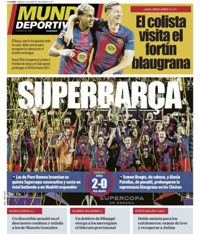 Cover of Mundo Deportivo (Barcelona)