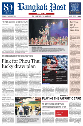 Cover of Bangkok Post