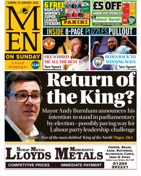 Cover of Manchester Evening News