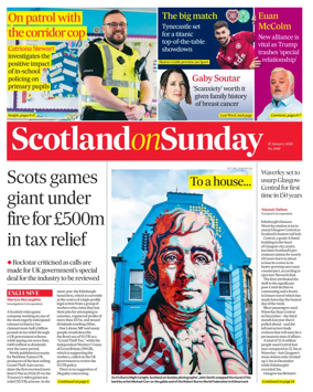 Cover of Scotland on Sunday