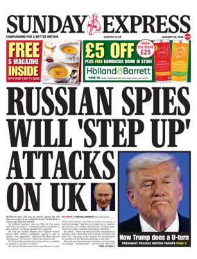 Cover of Sunday Express