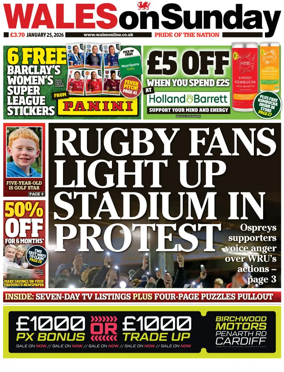 Cover of Wales On Sunday