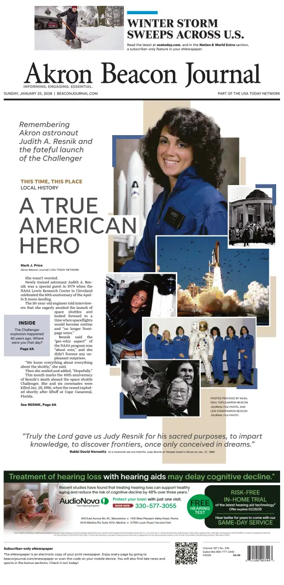 Cover of Akron Beacon Journal