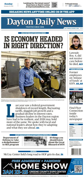 Cover of Dayton Daily News