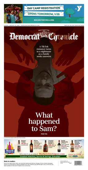 Cover of Democrat and Chronicle