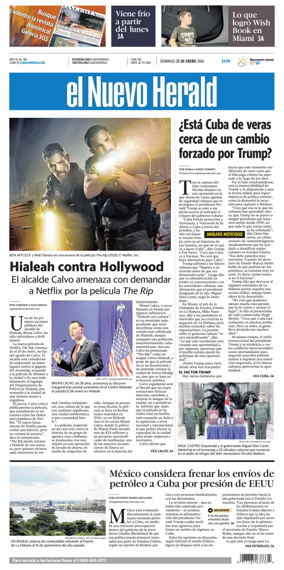 Cover of El Nuevo Herald (Sunday)