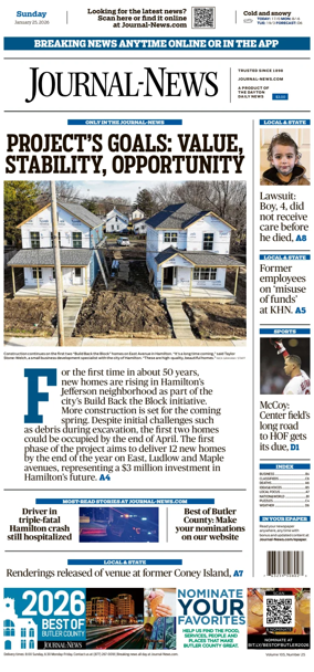 Cover of Hamilton Journal News