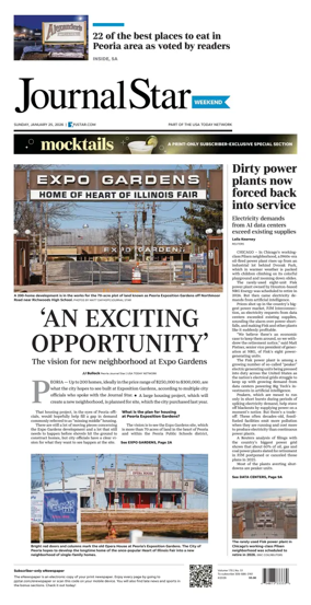 Cover of Journal Star (Peoria)