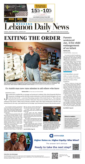 Cover of Lebanon Daily News