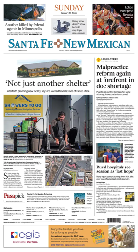 Cover of Santa Fe New Mexican