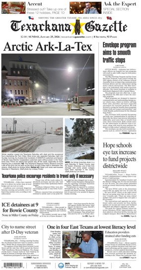 Cover of Texarkana Gazette